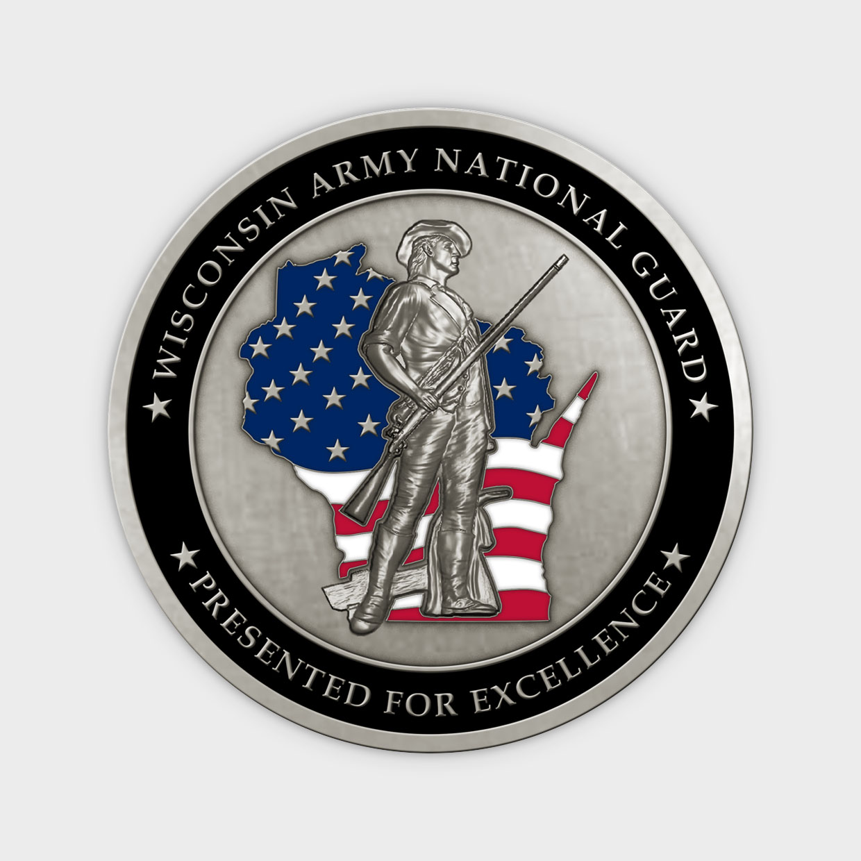 Wisconsin Army national Guard Coin