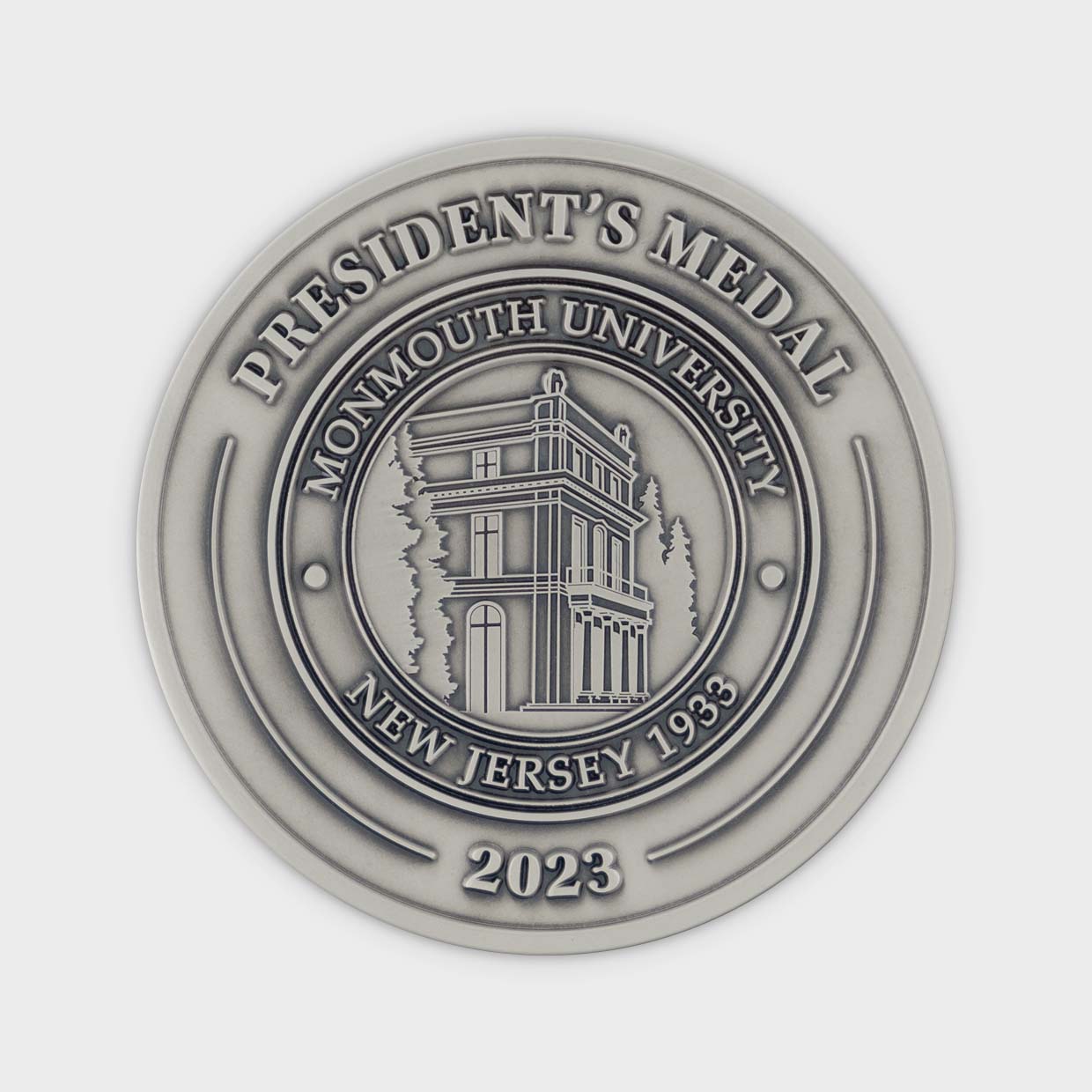 Monmouth University President's Medallion Obverse