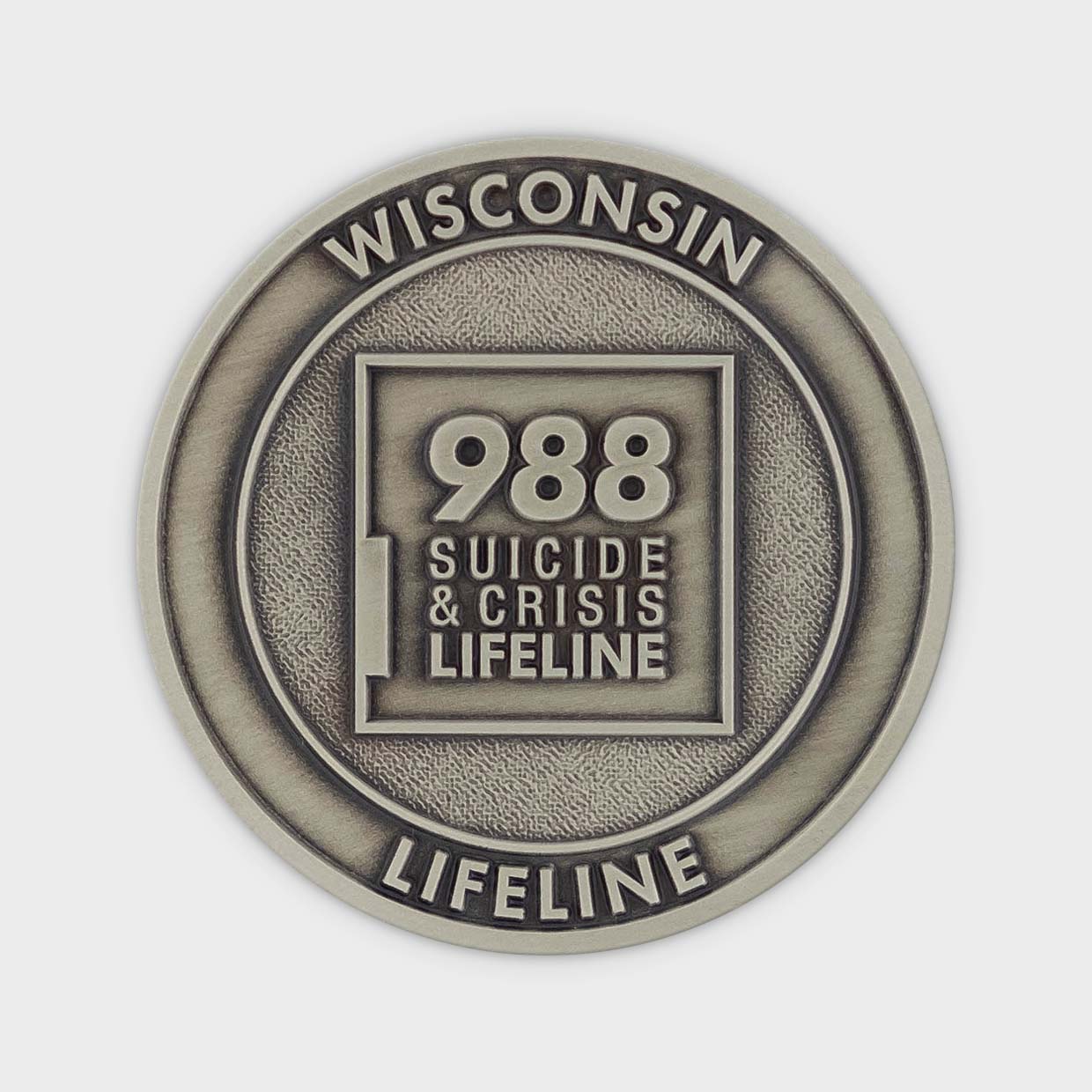 Wisconsin Lifeline Coin (Fire, Police, Military) 