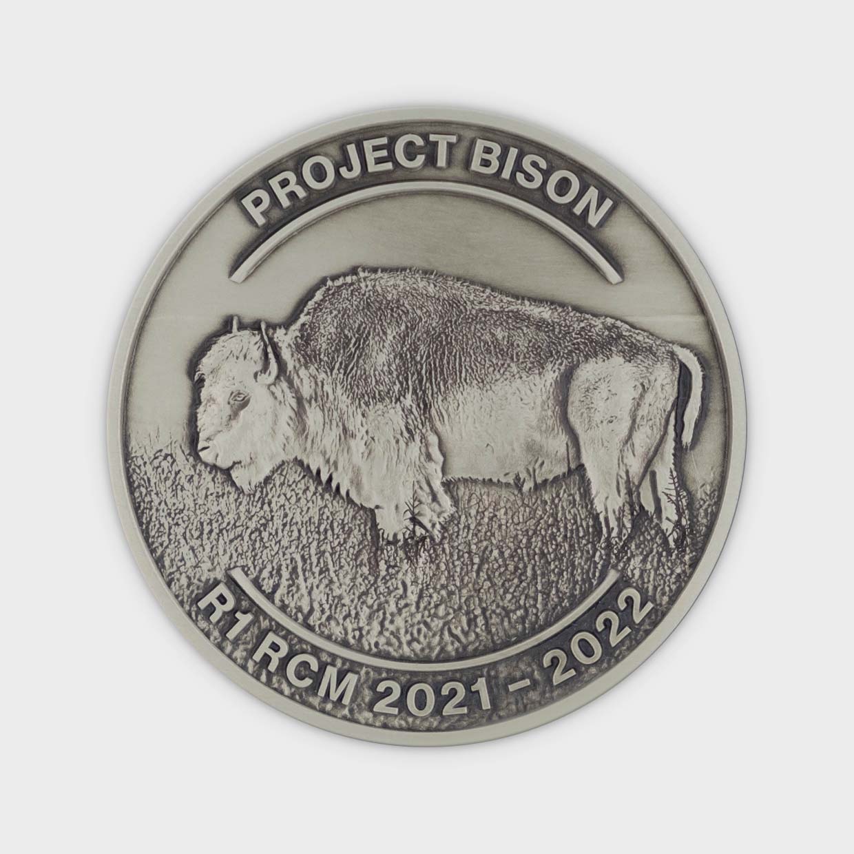 Project Bison Medallion Obverse