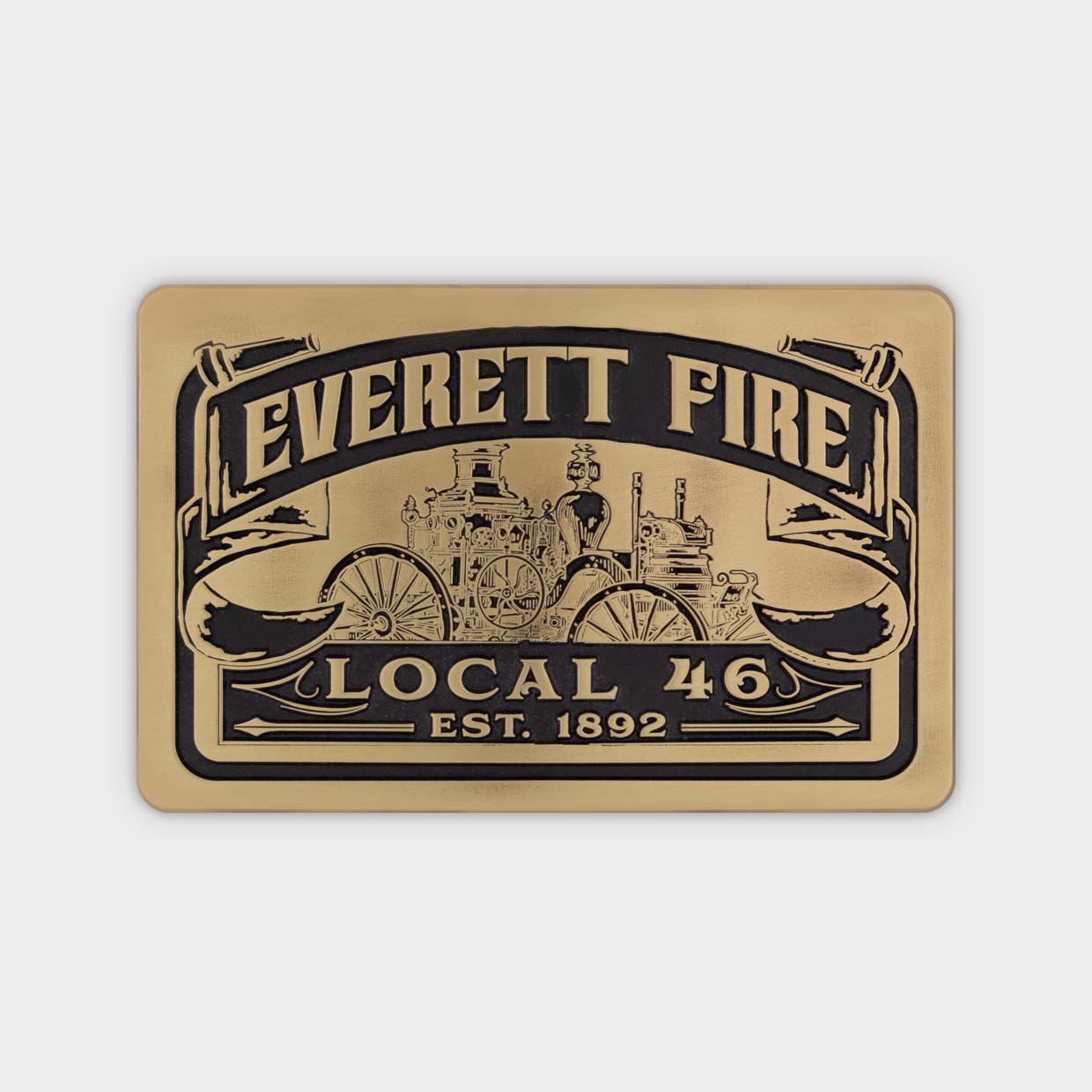 Everett Fire Local 46 Belt Buckle