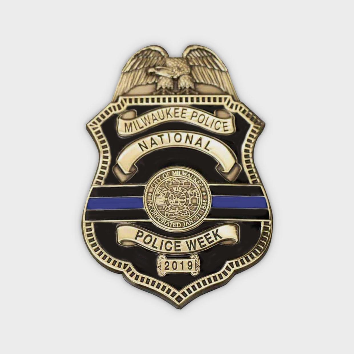 Milwaukee National Police Week Badge