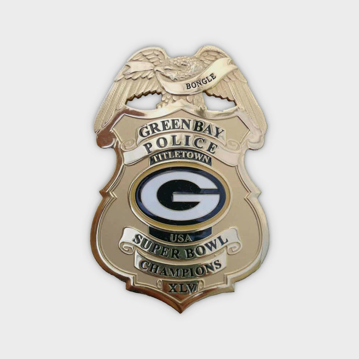 Green Bay Police Packers Super Bowl Badge