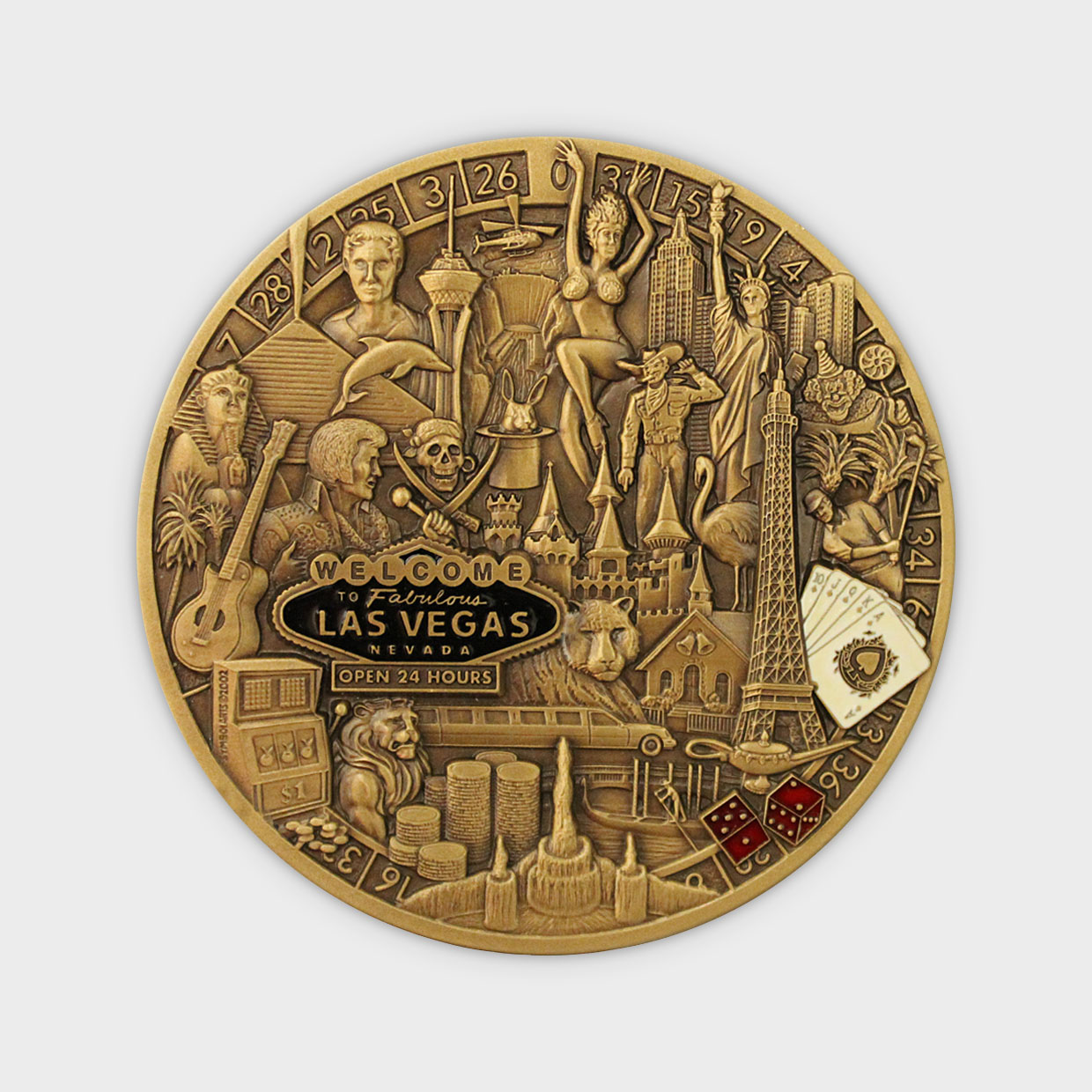 Las Vegas Medallion Obverse