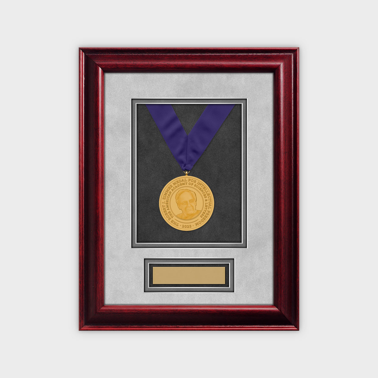 Zimmer Medal Shadow Box