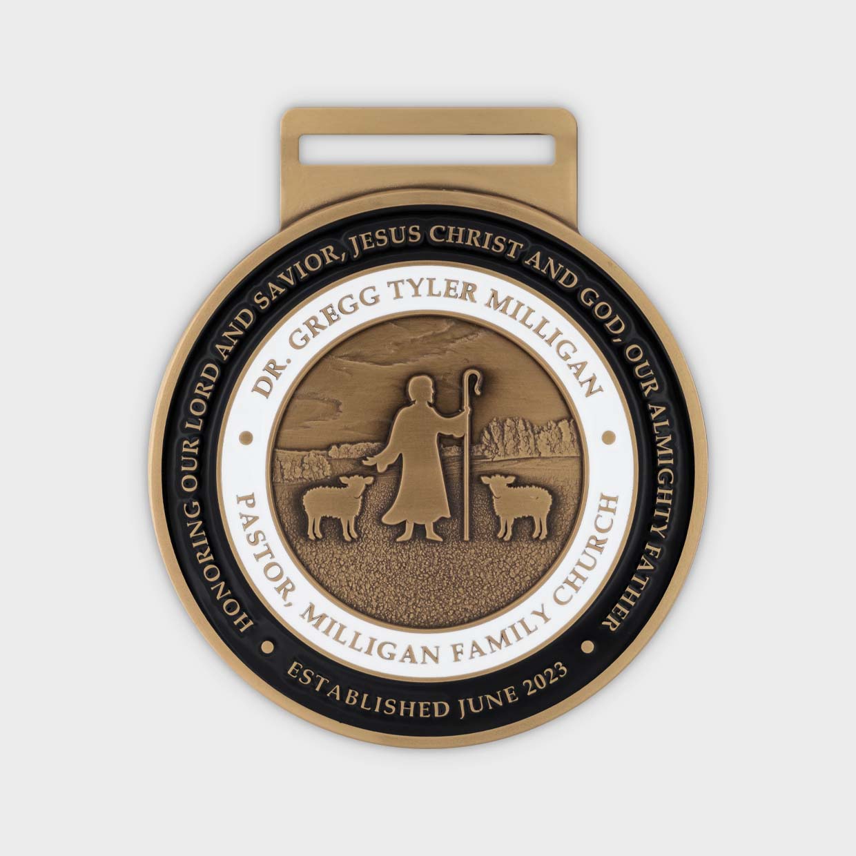 Dr. Gregg Tyler Milligan Medallion Obverse