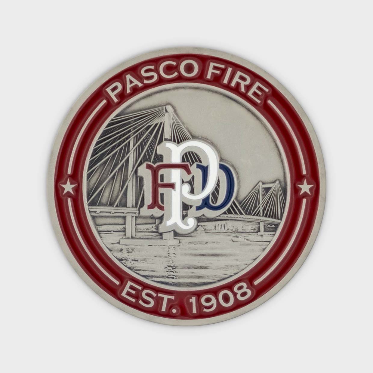 Pasco Fire Coin Reverse
