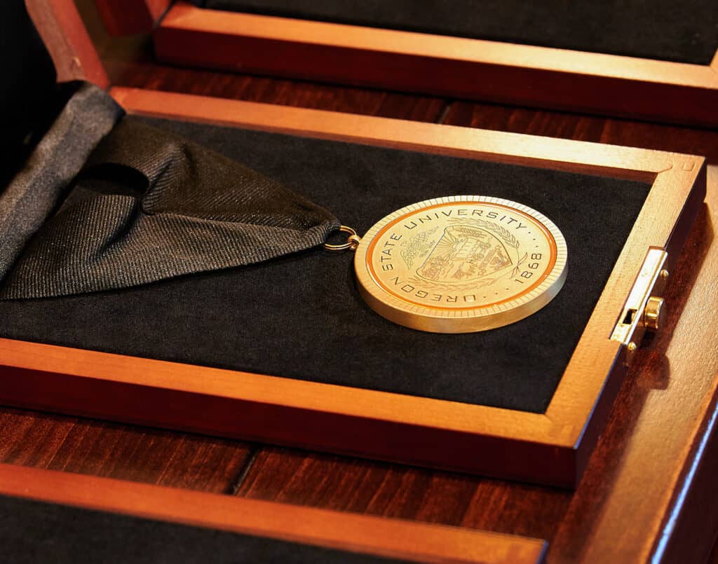 Oregon State University Foundation medal