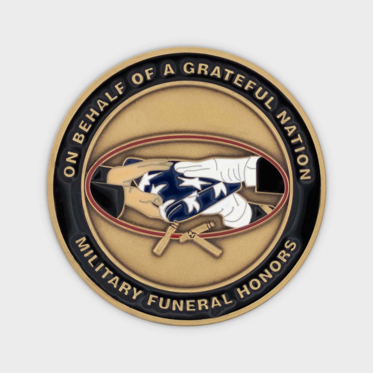 Military Funeral Honors Coin Obverse