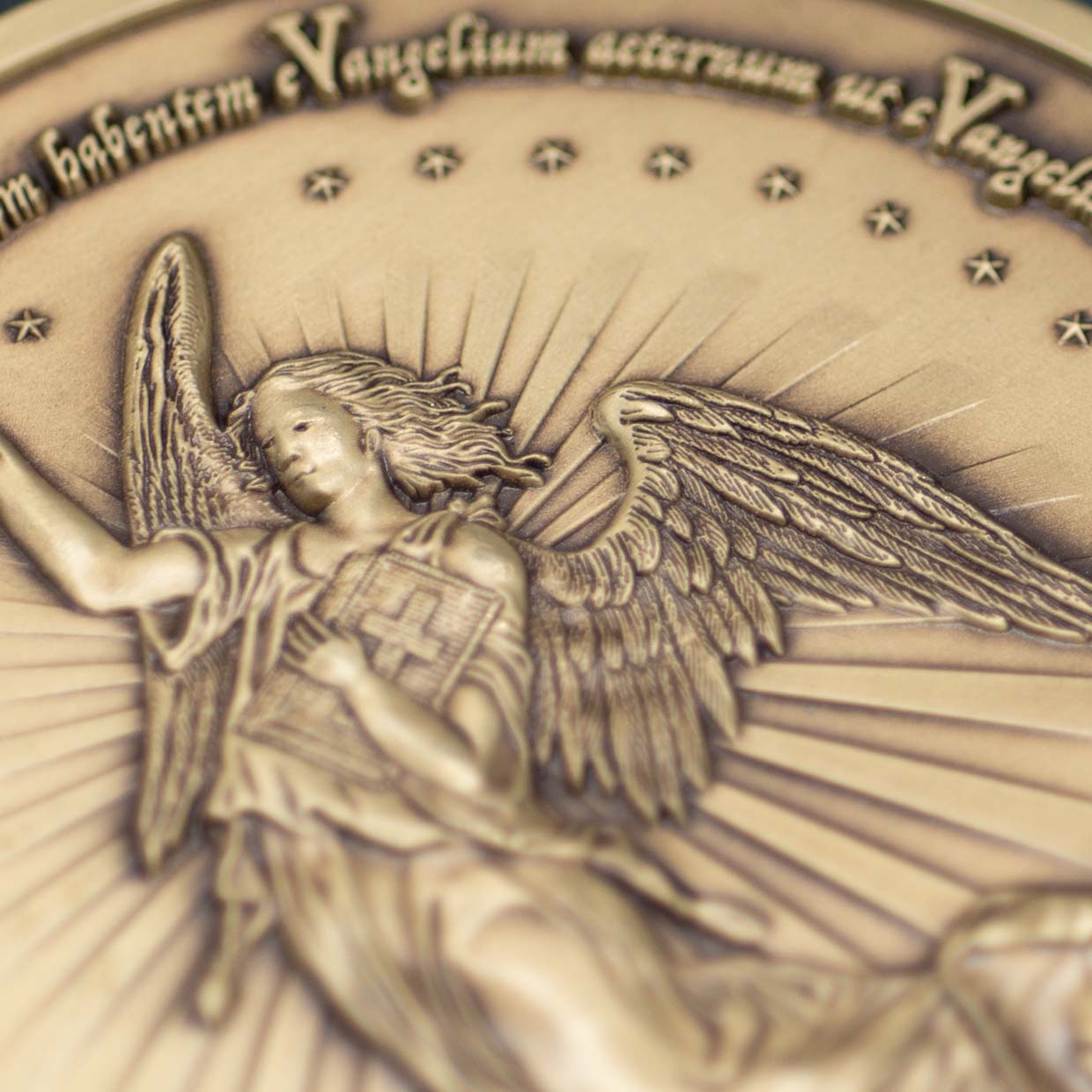 Angel Medallion Detail