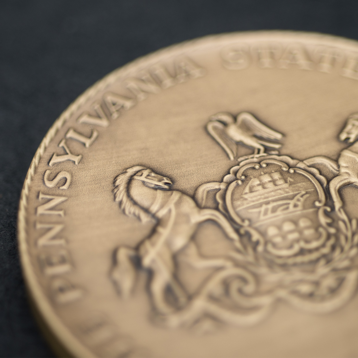 The Pennsylvania State University Alumna Medallion Detail