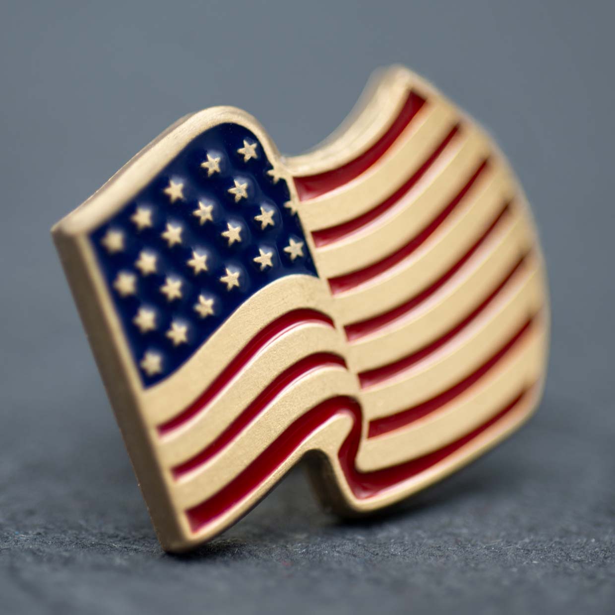 Flag Lapel Pin Detail