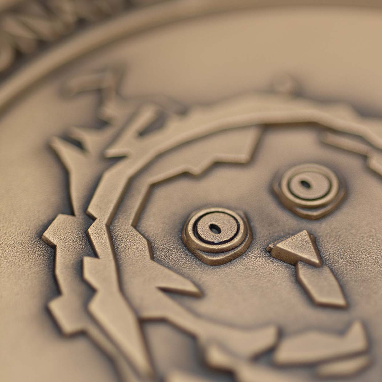 Compassionate Guardian Medallion Detail