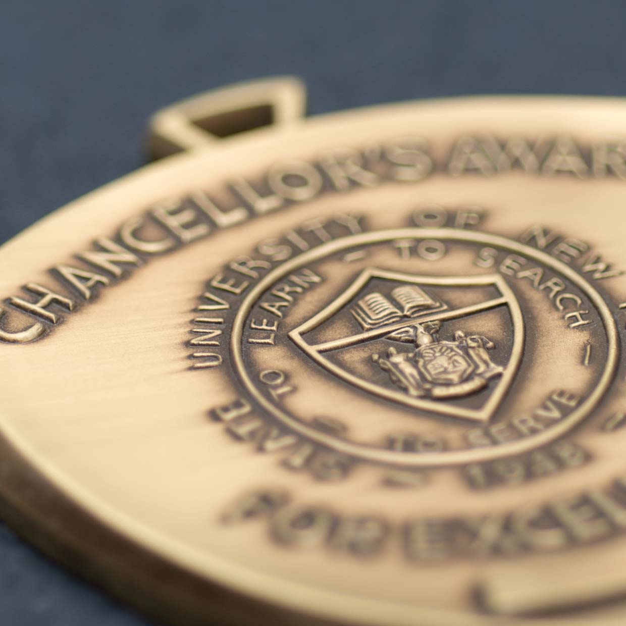 State University of New York Chancellor's Award Medal Detail