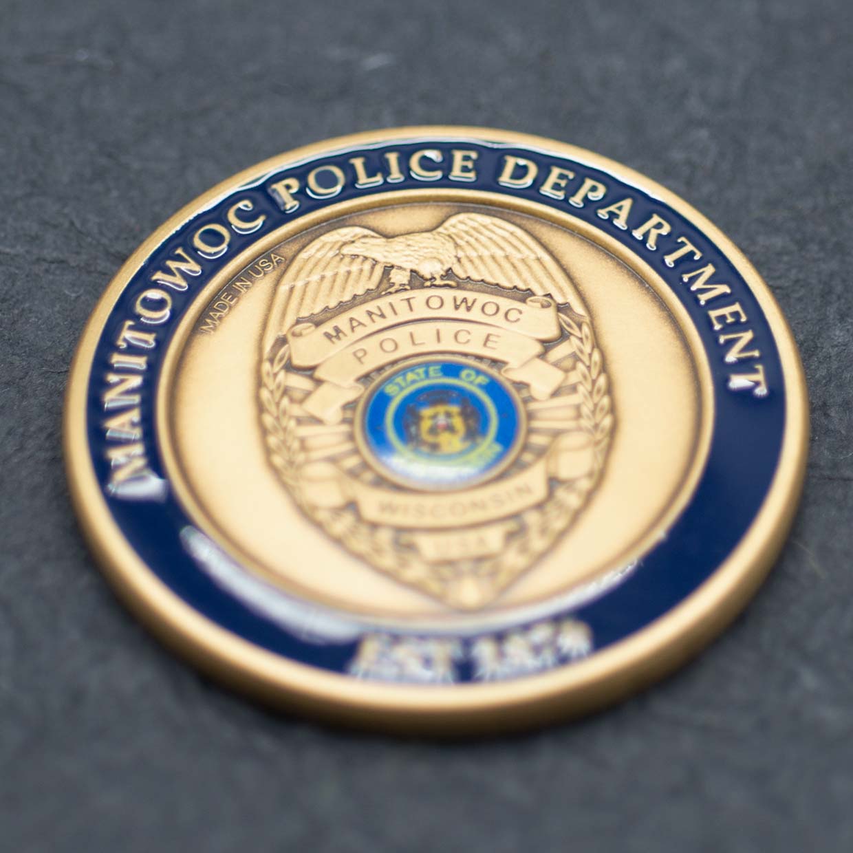 Manitowoc Police Department Coin Detail