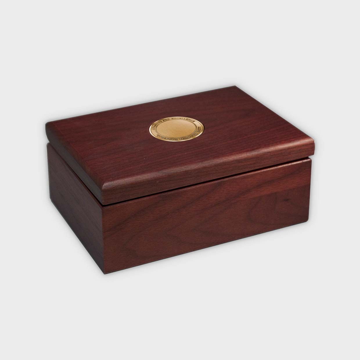 Keepsake Cherrywood Box with Route for 1.75