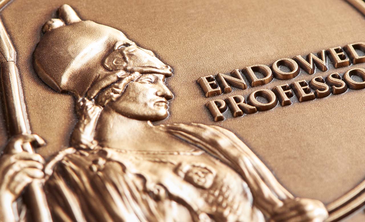 Endowed Professor Brass Medallion