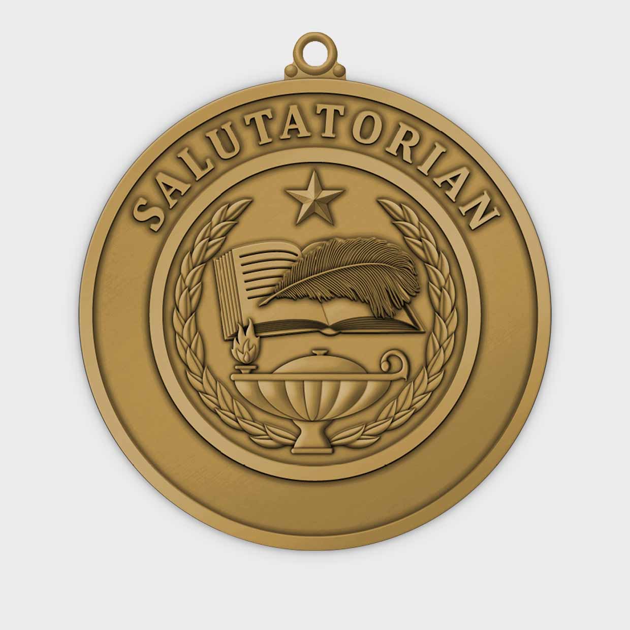 Salutatorian Lamp Brass