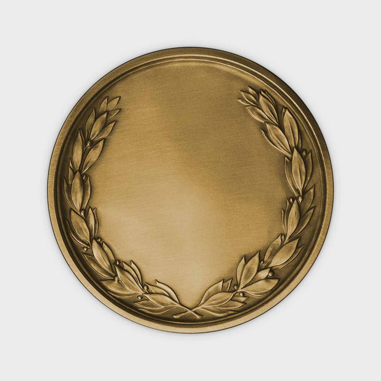 Gaines Wreath Brass